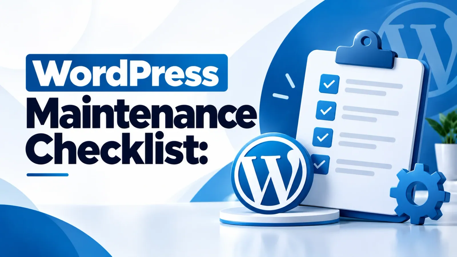 wordpress maintenance checklist